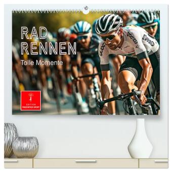 Kalender/Terminbuch Radrennen - tolle Momente (hochwertiger Premium Wandkalender 2027 DIN A2 quer), Kunstdruck in Hochglanz Calvendo