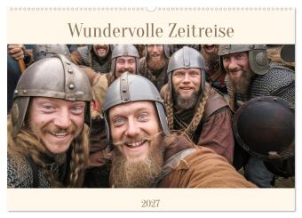 Naptár/Határidőnapló Wundervolle Zeitreise (Wandkalender 2027 DIN A2 quer), CALVENDO Monatskalender Calvendo