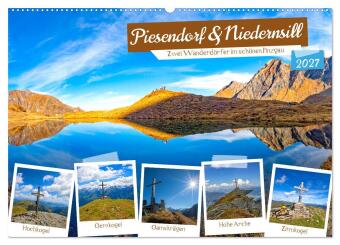 Kalender/Terminbuch Piesendorf & Niedernsill (Wandkalender 2027 DIN A2 quer), CALVENDO Monatskalender Calvendo