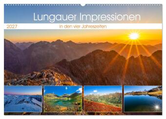 Naptár/Határidőnapló Lungauer Impressionen (Wandkalender 2027 DIN A2 quer), CALVENDO Monatskalender Calvendo