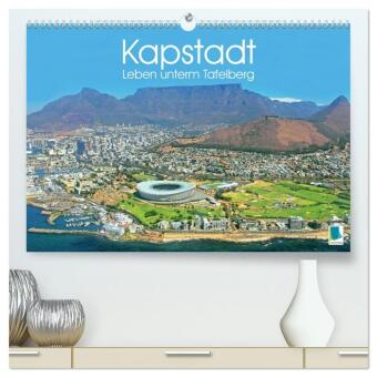 Kalender/agenda Kapstadt: Leben unterm Tafelberg (hochwertiger Premium Wandkalender 2027 DIN A2 quer), Kunstdruck in Hochglanz Calvendo