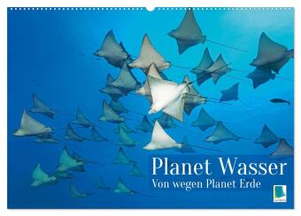 Naptár/Határidőnapló Planet Wasser: Von wegen Planet Erde (Wandkalender 2027 DIN A2 quer), CALVENDO Monatskalender Calvendo