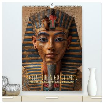 Kalender/agenda Ägyptische Algorithmen - Künstliche Intelligenz trifft auf das alte Ägypten (hochwertiger Premium Wandkalender 2027 DIN A2 hoch), Kunstdruck in Hochgl Calvendo