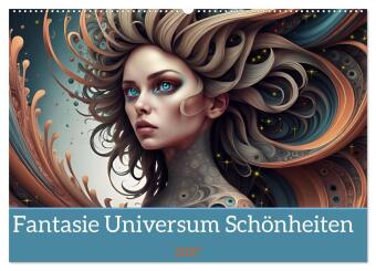 Naptár/Határidőnapló Fantasie Universum Schönheiten (Wandkalender 2027 DIN A2 quer), CALVENDO Monatskalender Calvendo