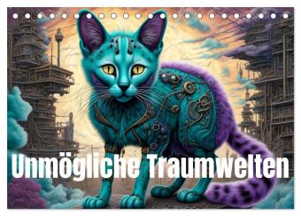Kalender/Terminbuch unmögliche Traumwelten (Tischkalender 2027 DIN A5 quer), CALVENDO Monatskalender Calvendo