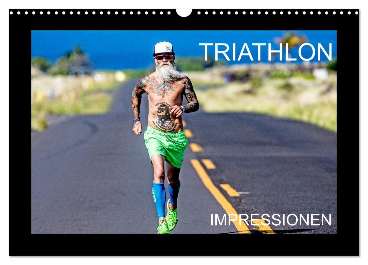 Calendario/Agenda TRIATHLON Impressionen (Wandkalender 2027 DIN A3 quer), CALVENDO Monatskalender Calvendo