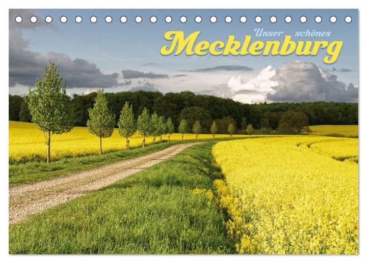 Kalendár/Diár Unser schönes Mecklenburg (Tischkalender 2027 DIN A5 quer), CALVENDO Monatskalender Calvendo