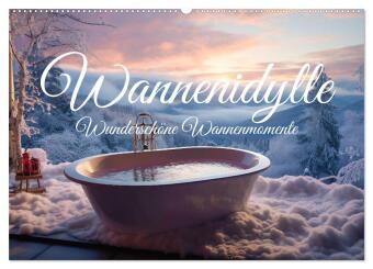 Naptár/Határidőnapló Wannenidylle (Wandkalender 2027 DIN A2 quer), CALVENDO Monatskalender Calvendo