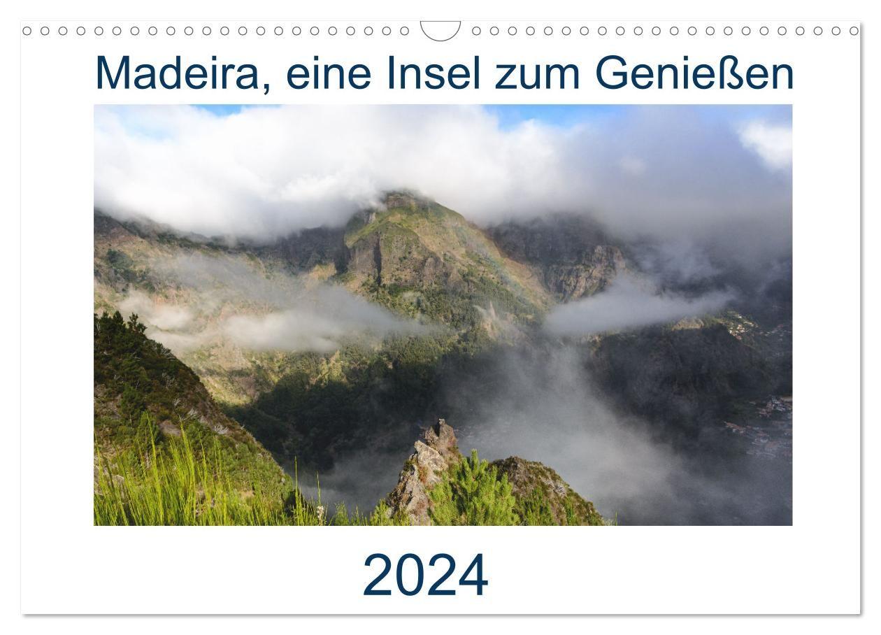 Kalender/Terminbuch Madeira, eine Insel zum Genießen (Wandkalender 2027 DIN A3 quer), CALVENDO Monatskalender Calvendo