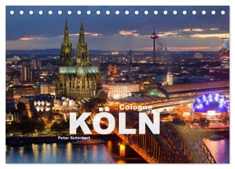 Calendar / Agendă Cologne - Köln (Tischkalender 2027 DIN A5 quer), CALVENDO Monatskalender Calvendo