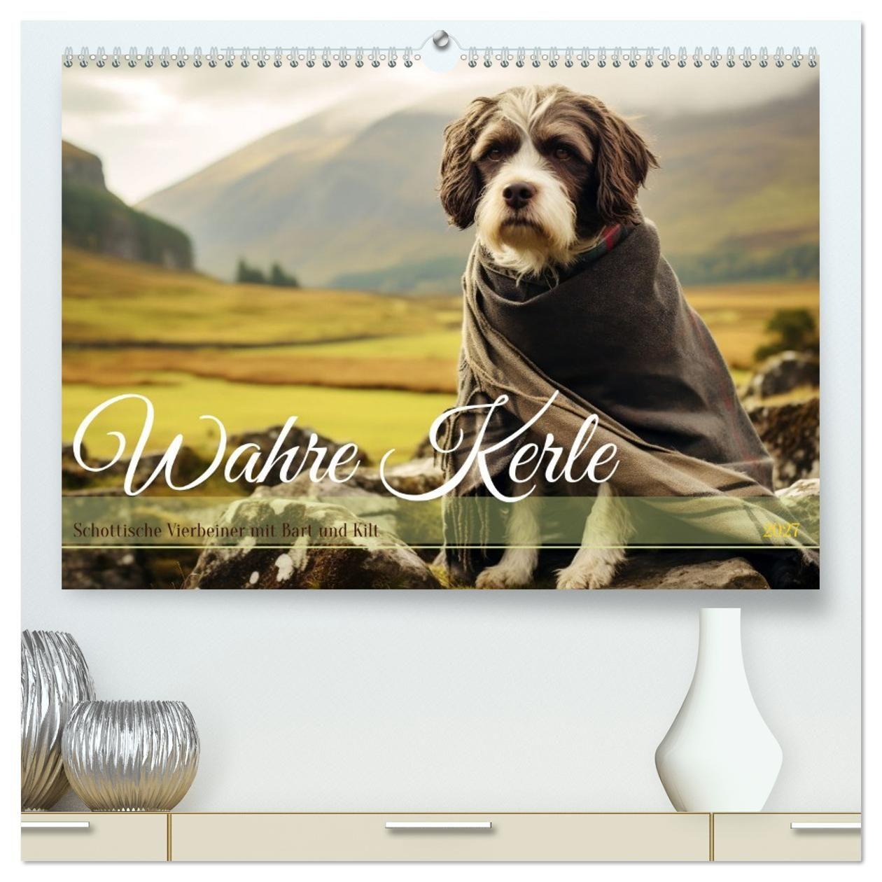 Kalendár/Diár Wahre Kerle (hochwertiger Premium Wandkalender 2027 DIN A2 quer), Kunstdruck in Hochglanz Calvendo