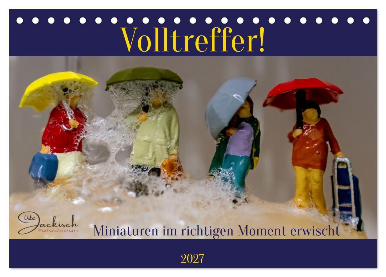 Calendar / Agendă Volltreffer! (Tischkalender 2027 DIN A5 quer), CALVENDO Monatskalender Calvendo