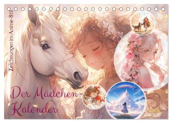Koledar/Rokovnik Der Mädchen-Kalender (Tischkalender 2027 DIN A5 quer), CALVENDO Monatskalender Calvendo