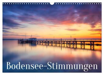 Naptár/Határidőnapló Bodensee-Stimmungen (Wandkalender 2027 DIN A3 quer), CALVENDO Monatskalender Calvendo