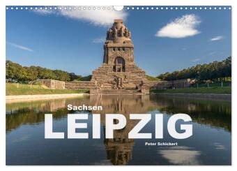Calendario/Agenda Sachsen - Leipzig (Wandkalender 2027 DIN A3 quer), CALVENDO Monatskalender Calvendo