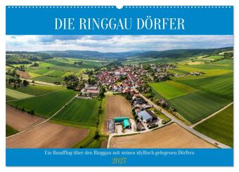 Calendário/Diário Die Ringgau Dörfer (Wandkalender 2027 DIN A2 quer), CALVENDO Monatskalender Calvendo