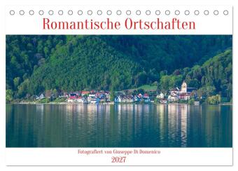 Naptár/Határidőnapló Romantische Ortschaften (Tischkalender 2027 DIN A5 quer), CALVENDO Monatskalender Calvendo