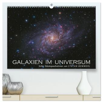 Naptár/Határidőnapló Galaxien im Universum (hochwertiger Premium Wandkalender 2027 DIN A2 quer), Kunstdruck in Hochglanz Calvendo