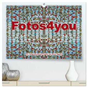Naptár/Határidőnapló Fotos4you (hochwertiger Premium Wandkalender 2027 DIN A2 quer), Kunstdruck in Hochglanz Calvendo
