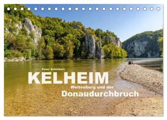 Naptár/Határidőnapló Kelheim, Weltenburg und der Donaudurchbruch (Tischkalender 2027 DIN A5 quer), CALVENDO Monatskalender Calvendo