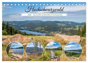 Calendario/Agenda Hochschwarzwald - Traumhafte Landschaften im Schwarzwald (Tischkalender 2027 DIN A5 quer), CALVENDO Monatskalender Calvendo