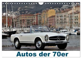 Naptár/Határidőnapló Autos der 70er (Wandkalender 2027 DIN A4 quer), CALVENDO Monatskalender Calvendo
