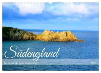 Kalender/Terminbuch Südengland - On the road in Devon und Cornwall (Wandkalender 2027 DIN A2 quer), CALVENDO Monatskalender Calvendo