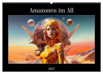 Naptár/Határidőnapló Amazonen im All (Wandkalender 2027 DIN A2 quer), CALVENDO Monatskalender Calvendo