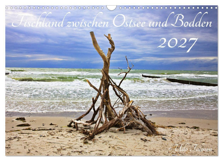 Kalendár/Diár Fischland zwischen Ostsee und Bodden (Wandkalender 2027 DIN A3 quer), CALVENDO Monatskalender Calvendo