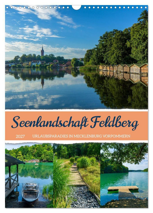 Kalender/Terminbuch Seenlandschaft Feldberg (Wandkalender 2027 DIN A3 hoch), CALVENDO Monatskalender Calvendo