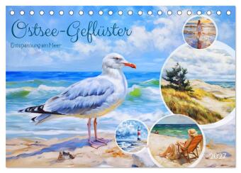 Calendario/Agenda Ostsee-Geflüster - Entspannung am Meer (Tischkalender 2027 DIN A5 quer), CALVENDO Monatskalender Calvendo