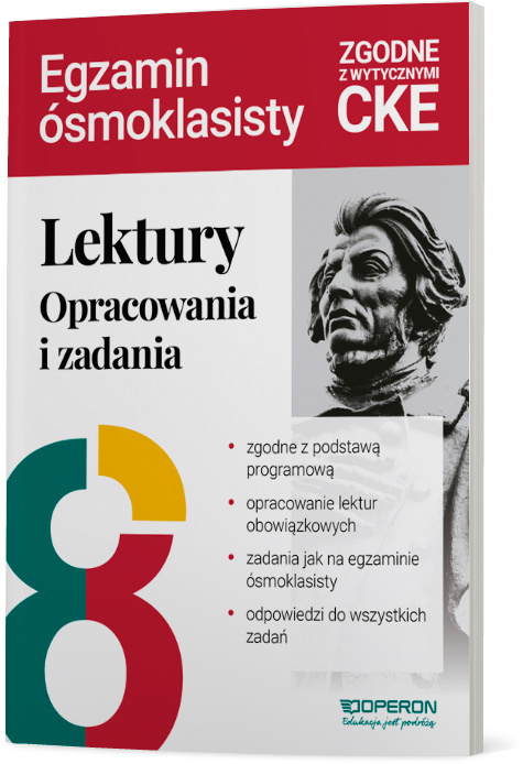 Boek Lektury na egzaminie ósmoklasisty Opracowania i zadania Małgorzata Cichewicz