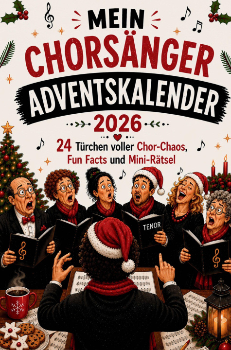 Buch Mein Chorsänger Adventskalender Anne Dresner