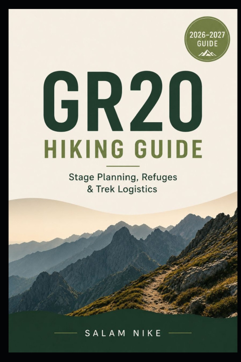 Knjiga GR20 Hiking Guide SALAM NIKE