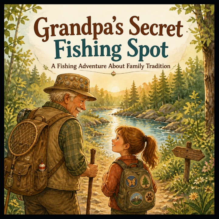 Kniha Grandpa's Secret Fishing Spot MVD Publications
