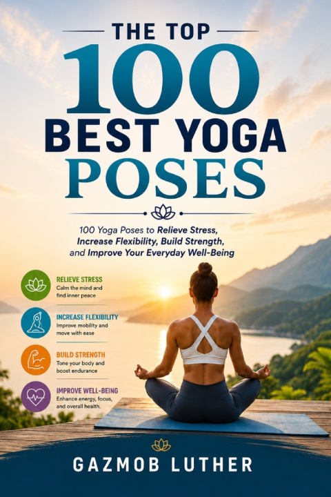 Libro The Top 100 Best Yoga Poses GAZMOB LUTHER