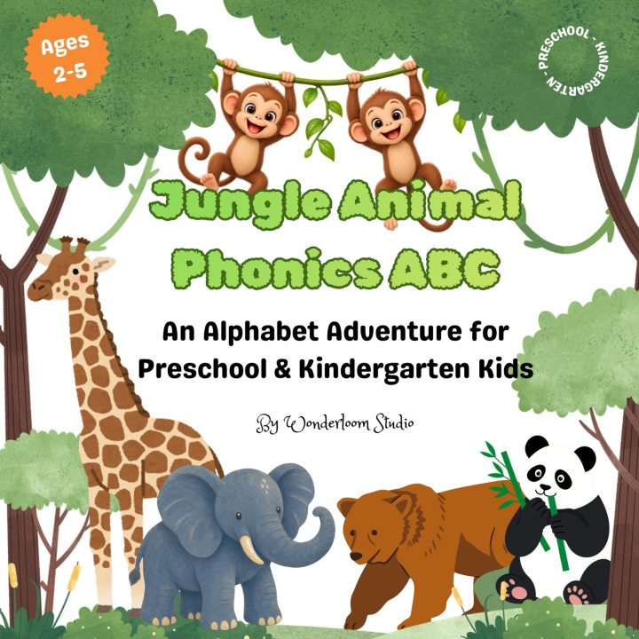 Buch Jungle Animal Phonics ABC Wonderloom Studio