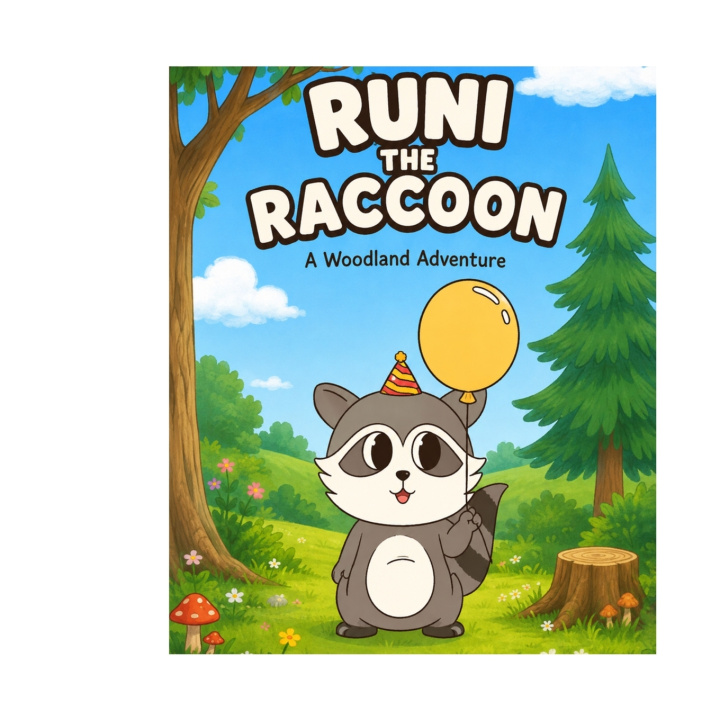 Buch Runi The Raccoon Lightwork Emis... Publishing and Design