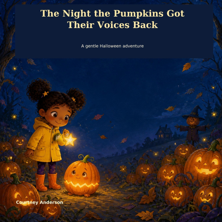 Könyv The Night the Pumpkins Got Their Voices Back Courtney Anderson