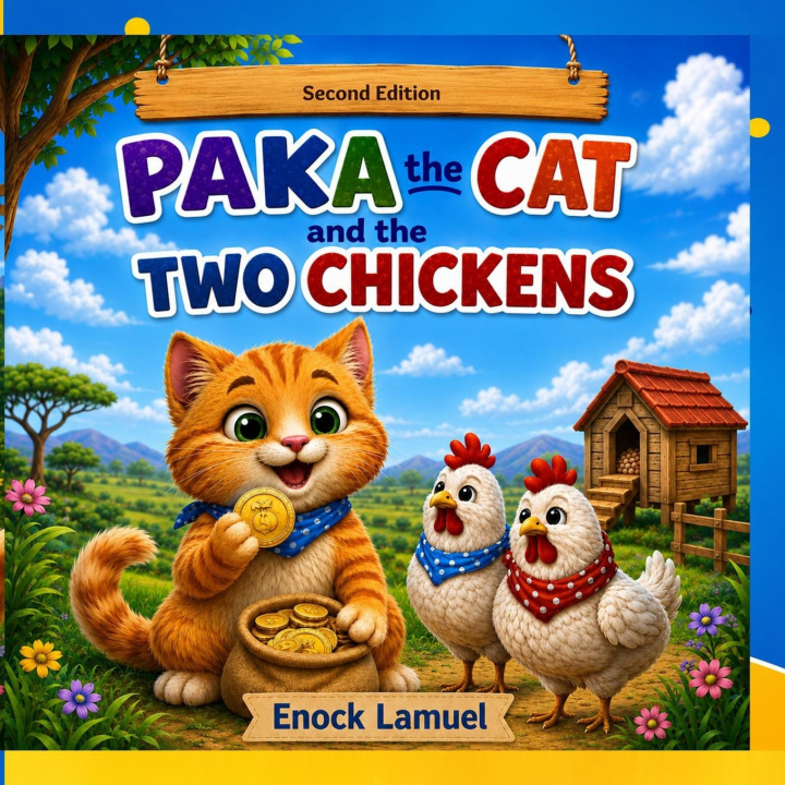 Buch Paka the Cat and the Two Chickens Enock Lamuel