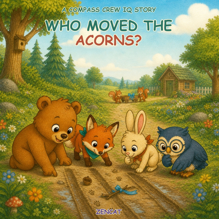 Book Who Moved the Acorns? ZenCat Color