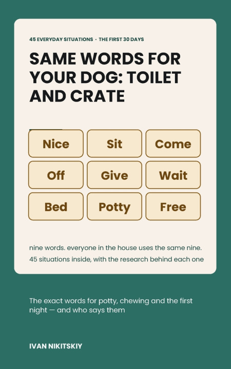 Könyv Same Words for Your Dog Ivan Nikitskiy
