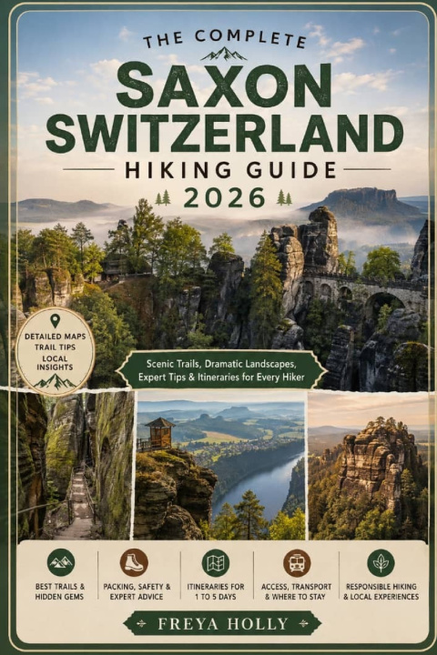 Buch Saxon Switzerland Hiking Guide 2026 FREYA HOLLY