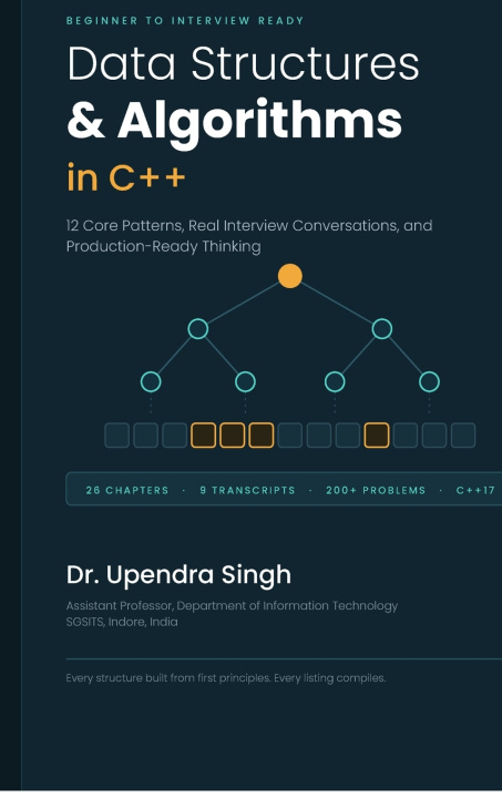 Book Data Structures and Algorithms in C++ Dr Upendra Singh