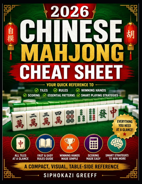 Könyv 2026 CHINESE MAHJONG CHEAT SHEET Siphokazi Greeff