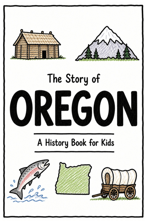 Boek The Story of Oregon - A History Book for Kids Duygu Mengioglu