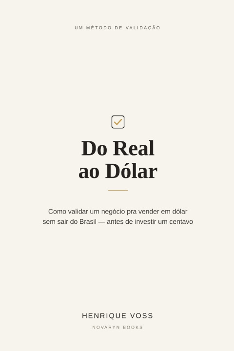 Könyv Do Real ao Dólar Henrique Voss