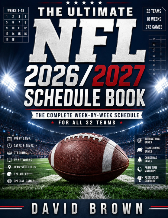 Buch NFL 2026/2027 schedule book David Brown