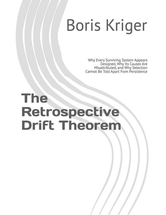 Könyv The Retrospective Drift Theorem Boris Kriger