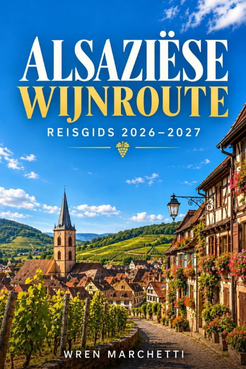 Boek ALSAZIËSE WIJNROUTE REISGIDS 2026-2027 Wren Marchetti